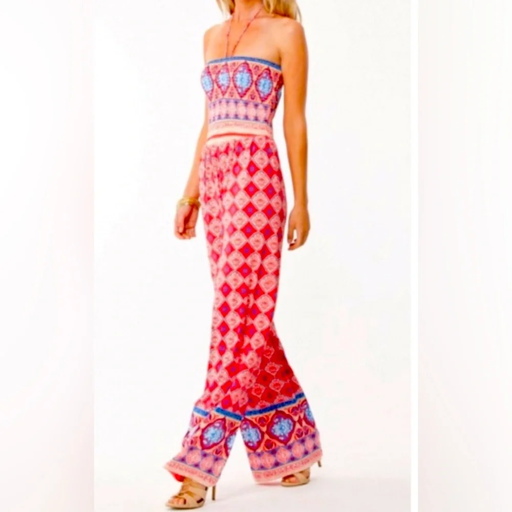 NWT Hale Bob Cemal Diamond Jumpsuit - Size Medium - Picture 1 of 3